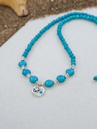 Blue lake necklace