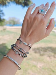 Gypsy eye bracelet