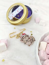 Catmas Brooch