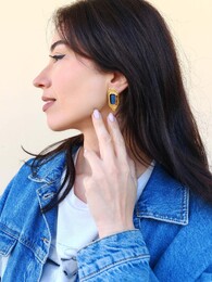 Blue lagoon earrings