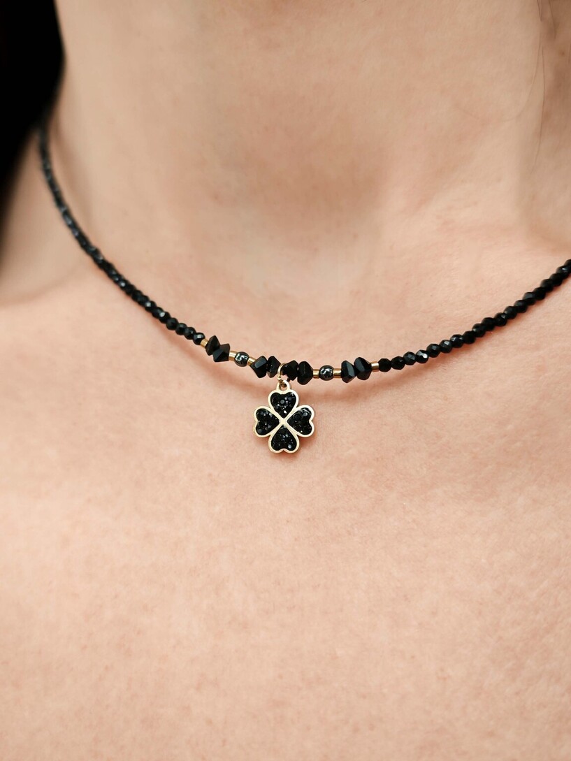 Luck stainless steel necklace