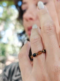 Crystals ring