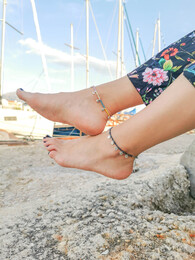 Colour your summer anklet