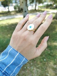 Eye stainless steel ring