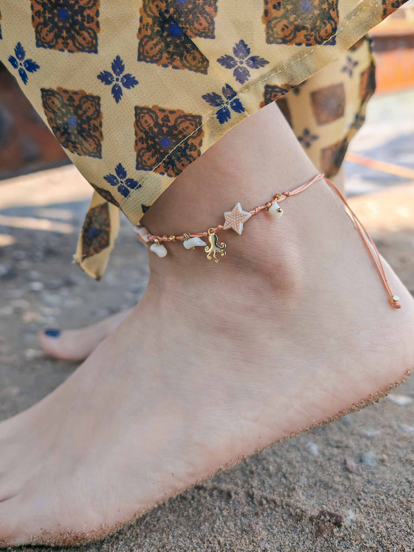 Sea life anklet