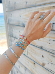 Pine bangle bracelet