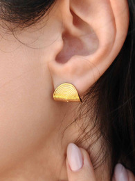 Geometry stainless steel earrings