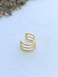 Lines golden cuff