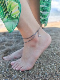 Double chain anklet 