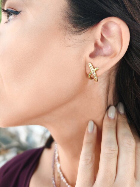 X earrings 