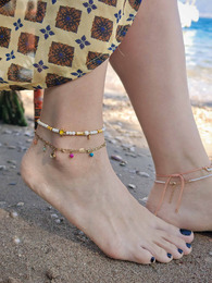 Double chain anklet