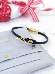 Leather 25 bracelet