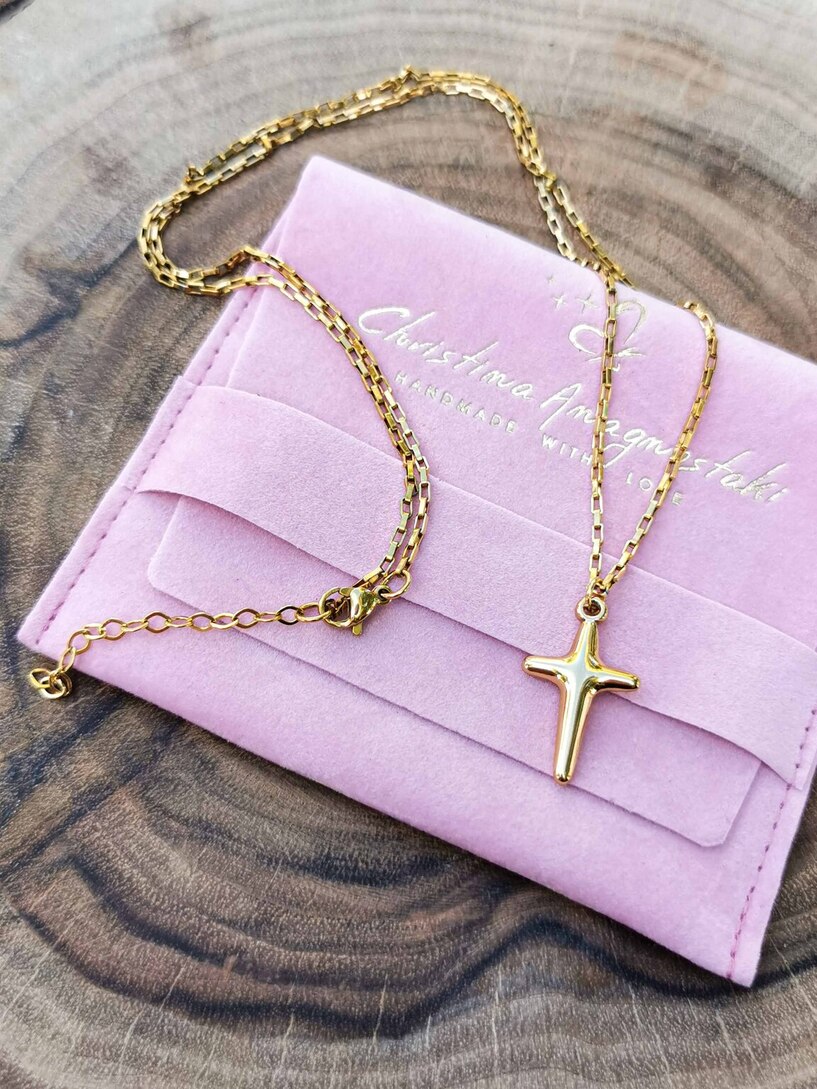 Cross stainless steel necklace