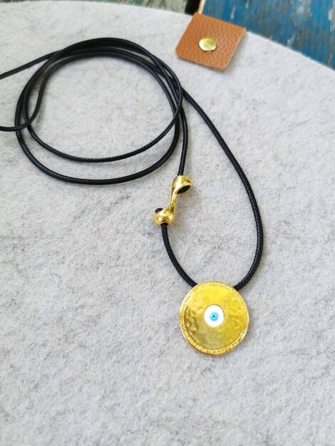 Eye cord necklace