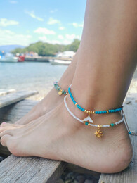 Whale anklet