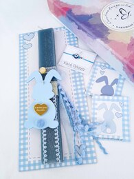 Bunny blue Λαμπάδα