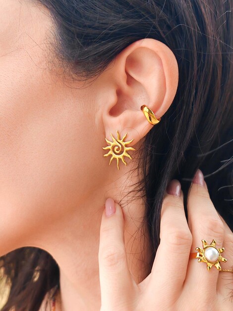 Sun earrings 
