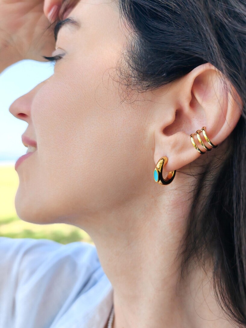 Lines ear cuff