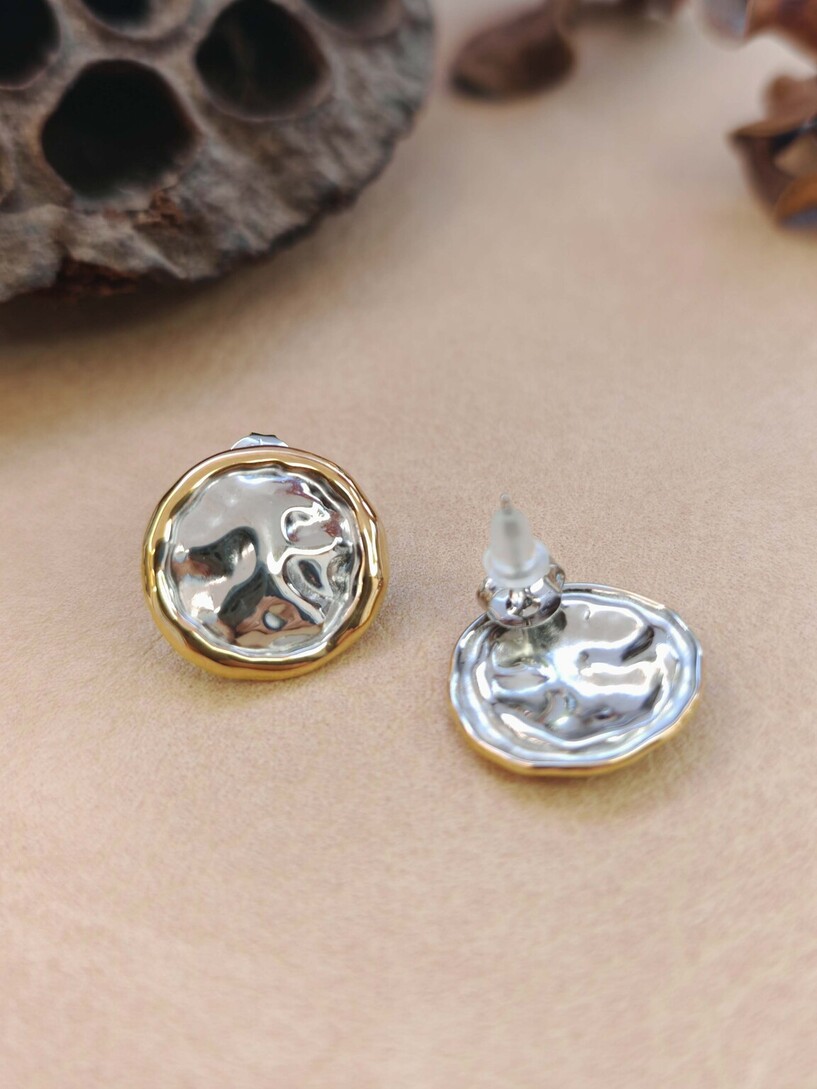 Vinyl earrings 
