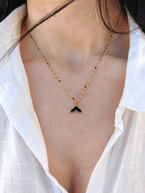 Calypso black necklace
