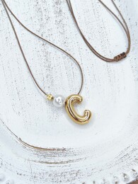 Monogram necklace