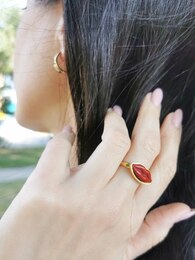 Lips stainless steel ring