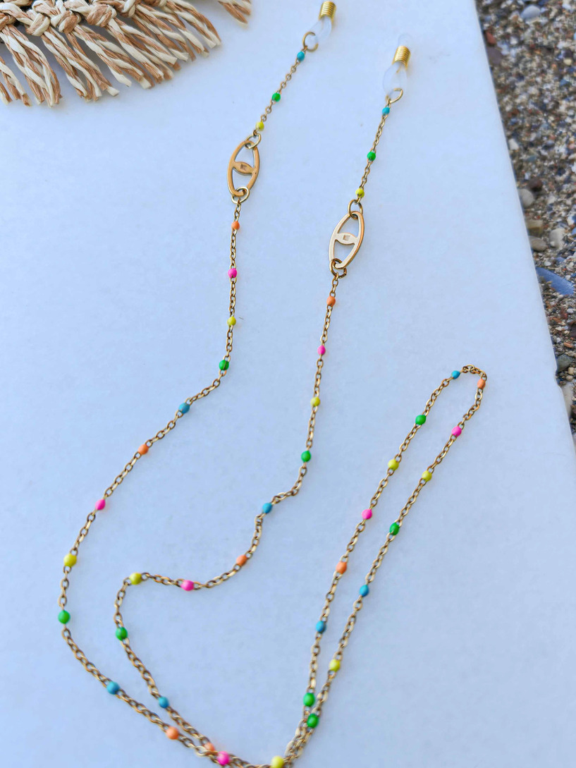 Happy Eyes eyeglasses chain