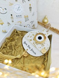 Golden Pomegranate Charm