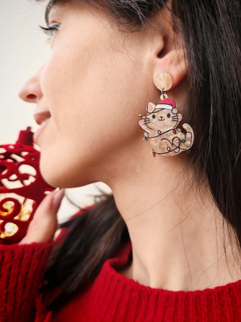 Catmas earrings