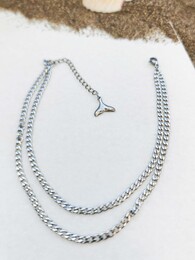 Double chain anklet 