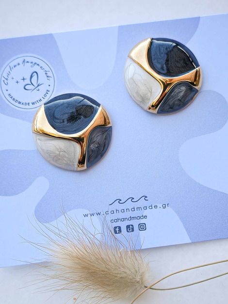Paros stainless steel earrings