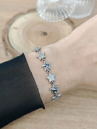 Stars stainless steel bracelet
