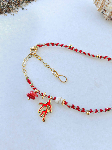 Coral sea anklet