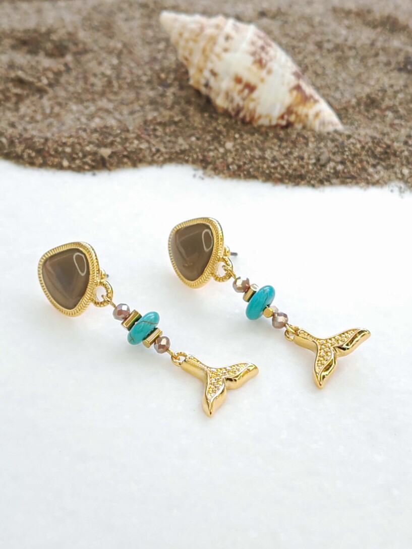 Mermaid earrings 