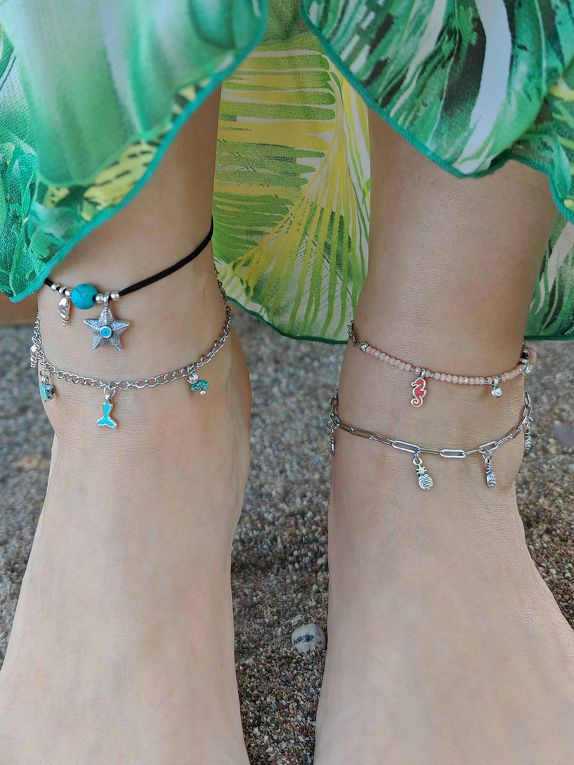 Starfish anklet