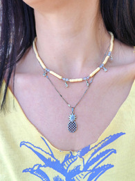Pina colada necklace