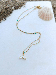 Calypso white necklace