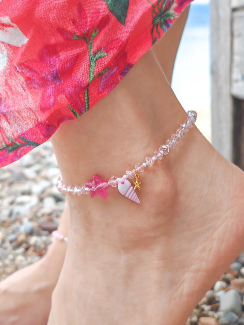 Pink dream anklet 
