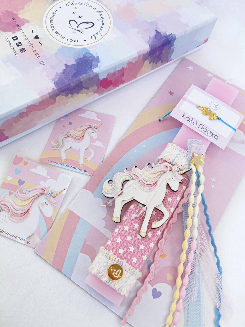 Pink Unicorn Λαμπάδα