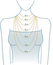 Balloon monogram chain necklace