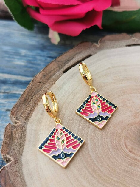 Vivid stainless steel earrings