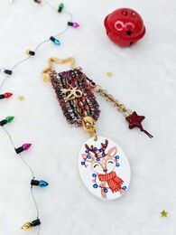 Reindeer Keychain