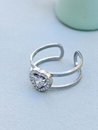 Love me stainless steel ring