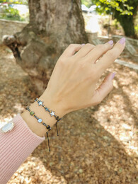 Hematite stars bracelet