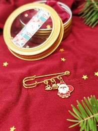 Santa Brooch