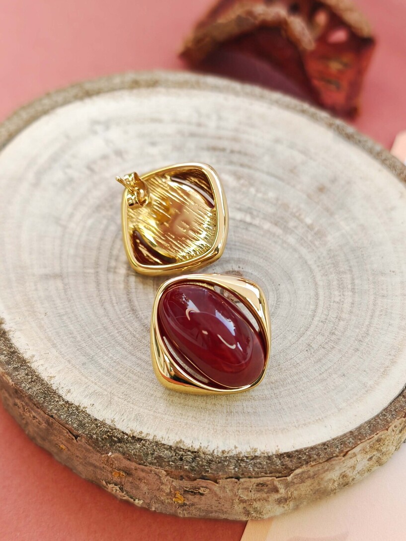 Wine earrings 