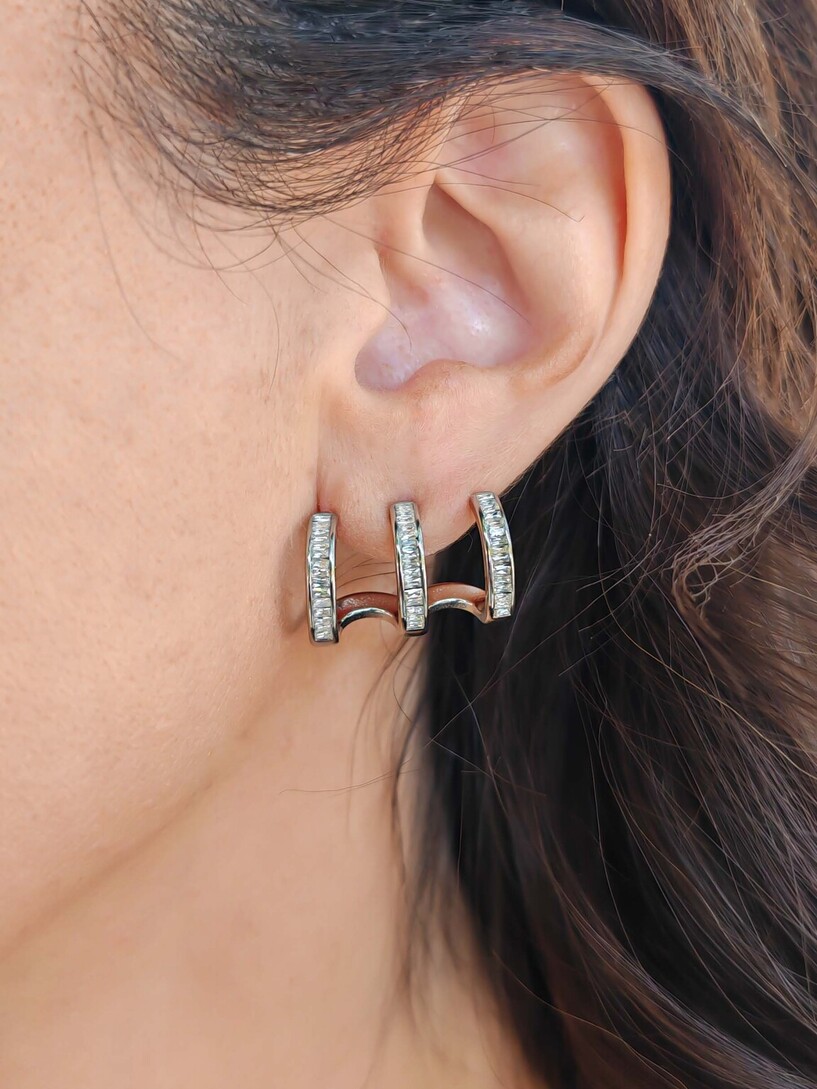 Triple earrings 