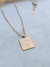 Believe stainless steel necklace