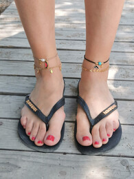 Watermelon anklet