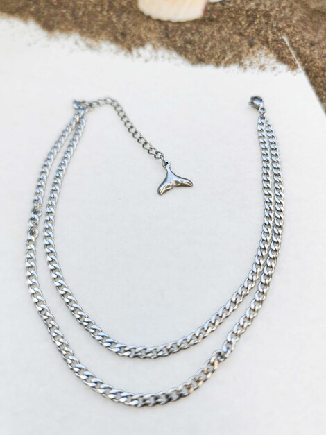 Double chain anklet 